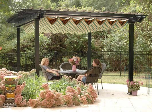 Under Pergola Canopy